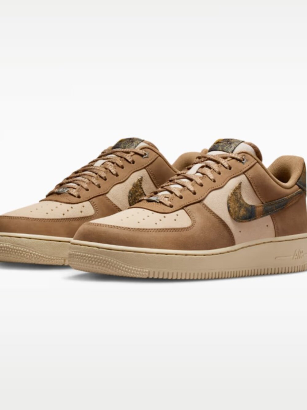 Nike Air Force 1 Low '07 LV8 Realtree Green Cargo Khaki Camo Size 13 - Picture 3 of 14